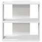 vidaXL Βιβλιοθήκη 3 επιπέδων Λευκό 60x30x60 cm Ξύλινη κατασκευή