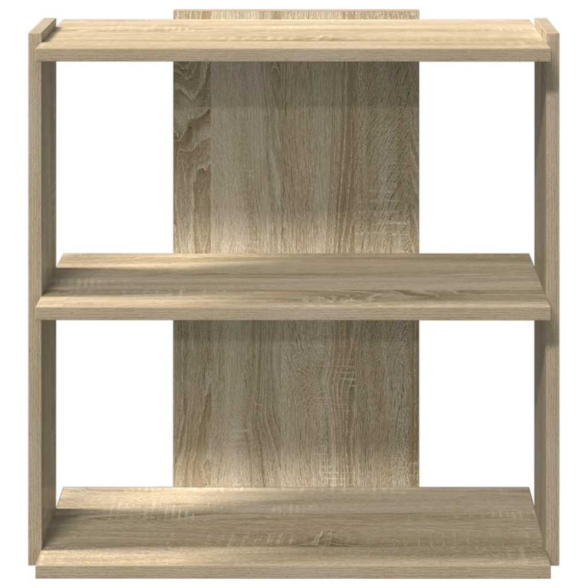 vidaXL Βιβλιοθήκη 3 Επιπέδων Sonoma Δρυς 60x30x60 εκ. Επεξεργ. Ξύλο