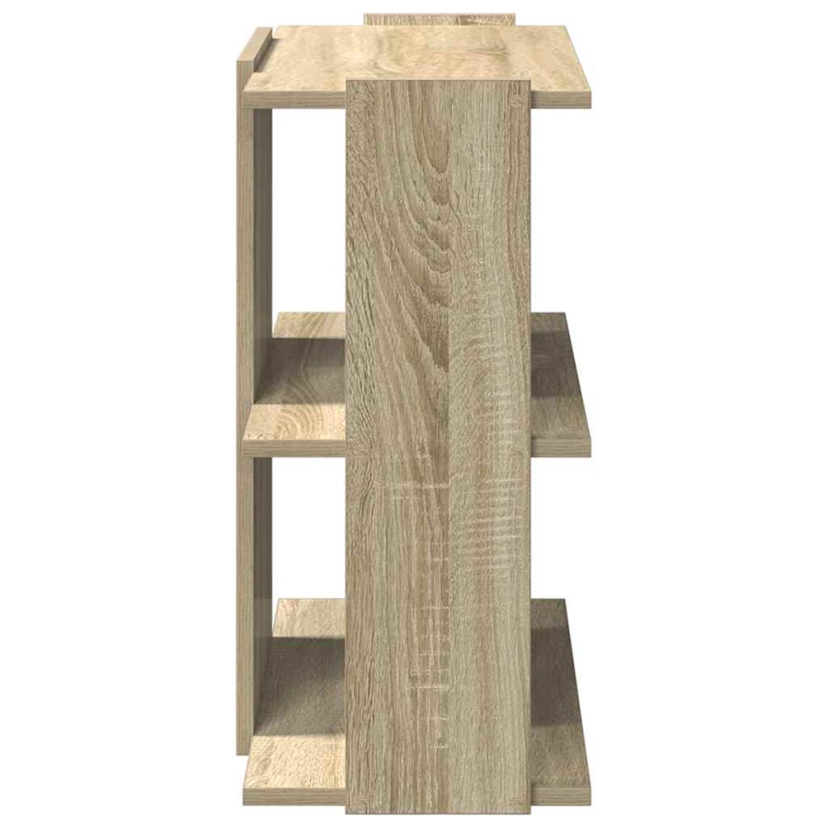 vidaXL Βιβλιοθήκη 3 Επιπέδων Sonoma Δρυς 60x30x60 εκ. Επεξεργ. Ξύλο