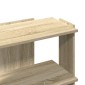 vidaXL Βιβλιοθήκη 3 Επιπέδων Sonoma Δρυς 60x30x60 εκ. Επεξεργ. Ξύλο