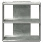 vidaXL Βιβλιοθήκη 3 επιπέδων Μπετόν Γκρι 60x30x60 cm Ξύλινη κατασκευή