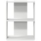 vidaXL Βιβλιοθήκη 3 επιπέδων Λευκό 60x30x80 cm Ξύλινη κατασκευή