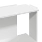 vidaXL Βιβλιοθήκη 3 επιπέδων Λευκό 60x30x80 cm Ξύλινη κατασκευή