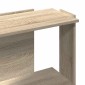 vidaXL Βιβλιοθήκη 3 Επιπέδων Sonoma Δρυς 60x30x80 εκ. Επεξεργ. Ξύλο