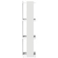 vidaXL Βιβλιοθήκη 3 επιπέδων Λευκό 60x30x120 cm Ξύλινη κατασκευή