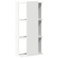 vidaXL Βιβλιοθήκη 3 επιπέδων Λευκό 60x30x120 cm Ξύλινη κατασκευή