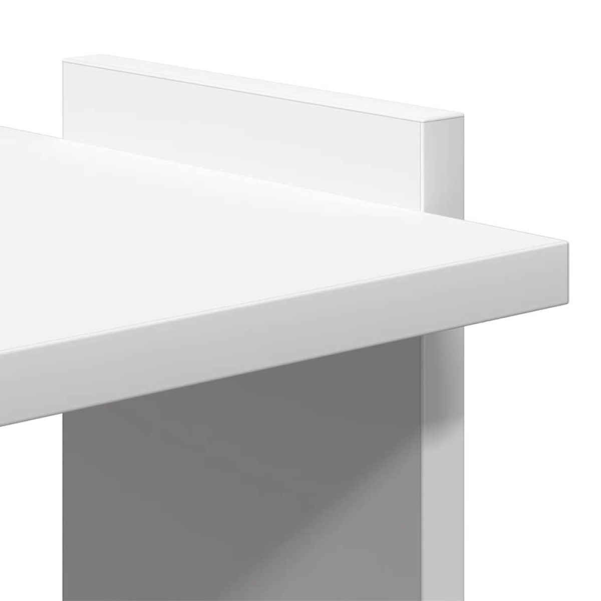 vidaXL Βιβλιοθήκη 3 επιπέδων Λευκό 60x30x120 cm Ξύλινη κατασκευή