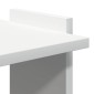 vidaXL Βιβλιοθήκη 3 επιπέδων Λευκό 60x30x120 cm Ξύλινη κατασκευή