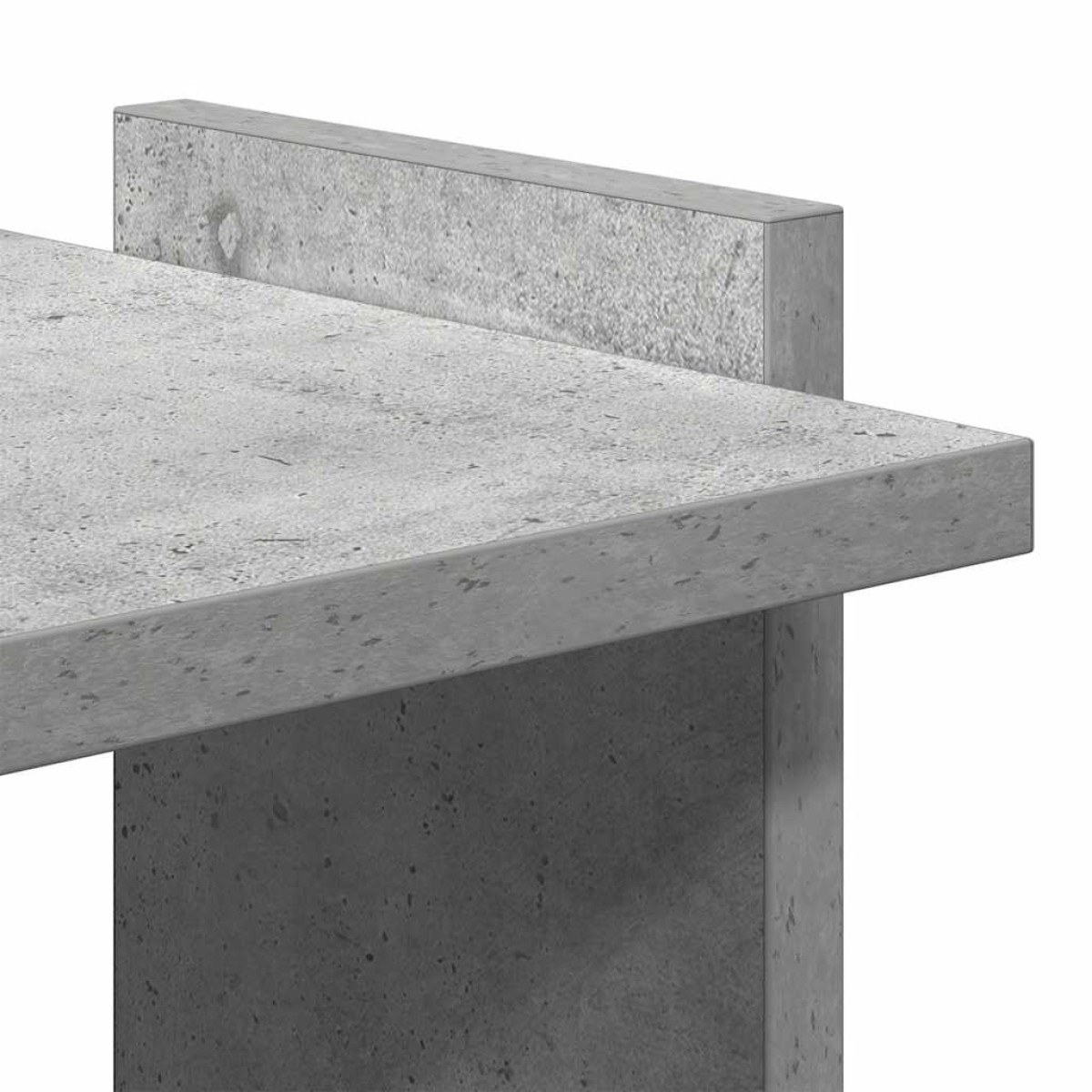 vidaXL Βιβλιοθήκη 3 επιπέδων Μπετόν Γκρι 60x30x120 cm Ξύλινη κατασκευή