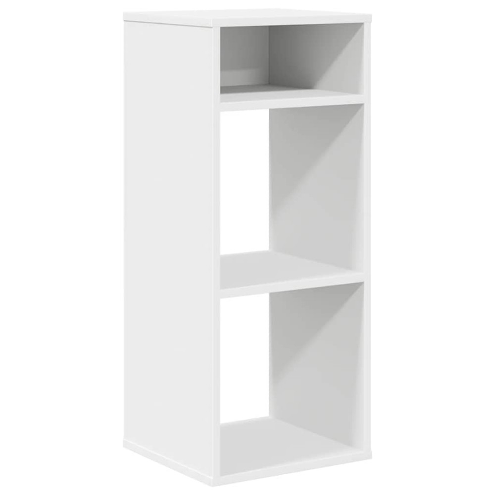 ντουλάπι βιβλίων vidaXL Λευκό 34x31x80 cm Κατασκευασμένο ξύλο