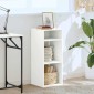 ντουλάπι βιβλίων vidaXL Λευκό 34x31x80 cm Κατασκευασμένο ξύλο