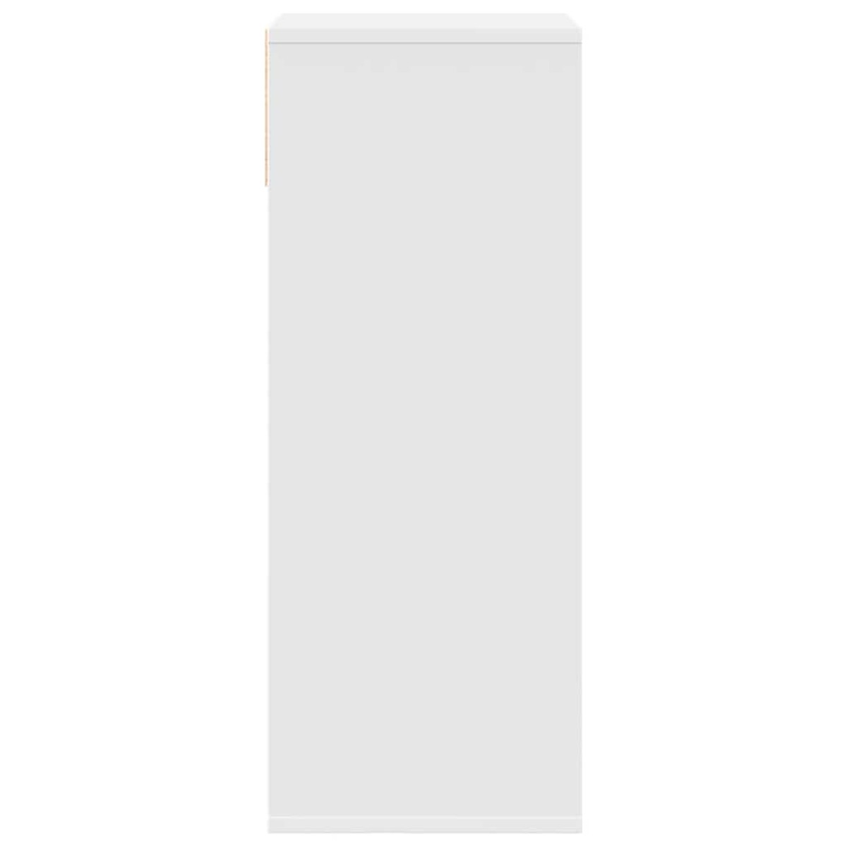ντουλάπι βιβλίων vidaXL Λευκό 34x31x80 cm Κατασκευασμένο ξύλο
