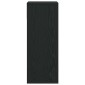 vidaXL Βιβλιοθήκη με 5 Ράφια Μαύρη 34x31x80 εκ. Επεξεργασμένο Ξύλο