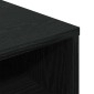 vidaXL Βιβλιοθήκη με 5 Ράφια Μαύρη 34x31x80 εκ. Επεξεργασμένο Ξύλο