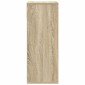 vidaXL Βιβλιοθήκη Χρώμα Sonoma Δρυς 34x31x80 εκ. από Μοριοσανίδα