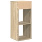vidaXL Βιβλιοθήκη Χρώμα Sonoma Δρυς 34x31x80 εκ. από Μοριοσανίδα
