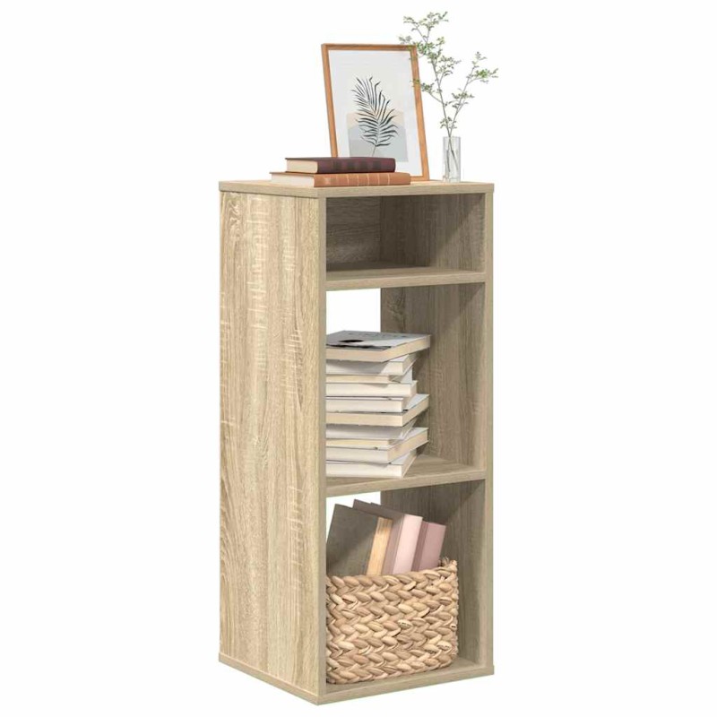 vidaXL Βιβλιοθήκη Χρώμα Sonoma Δρυς 34x31x80 εκ. από Μοριοσανίδα