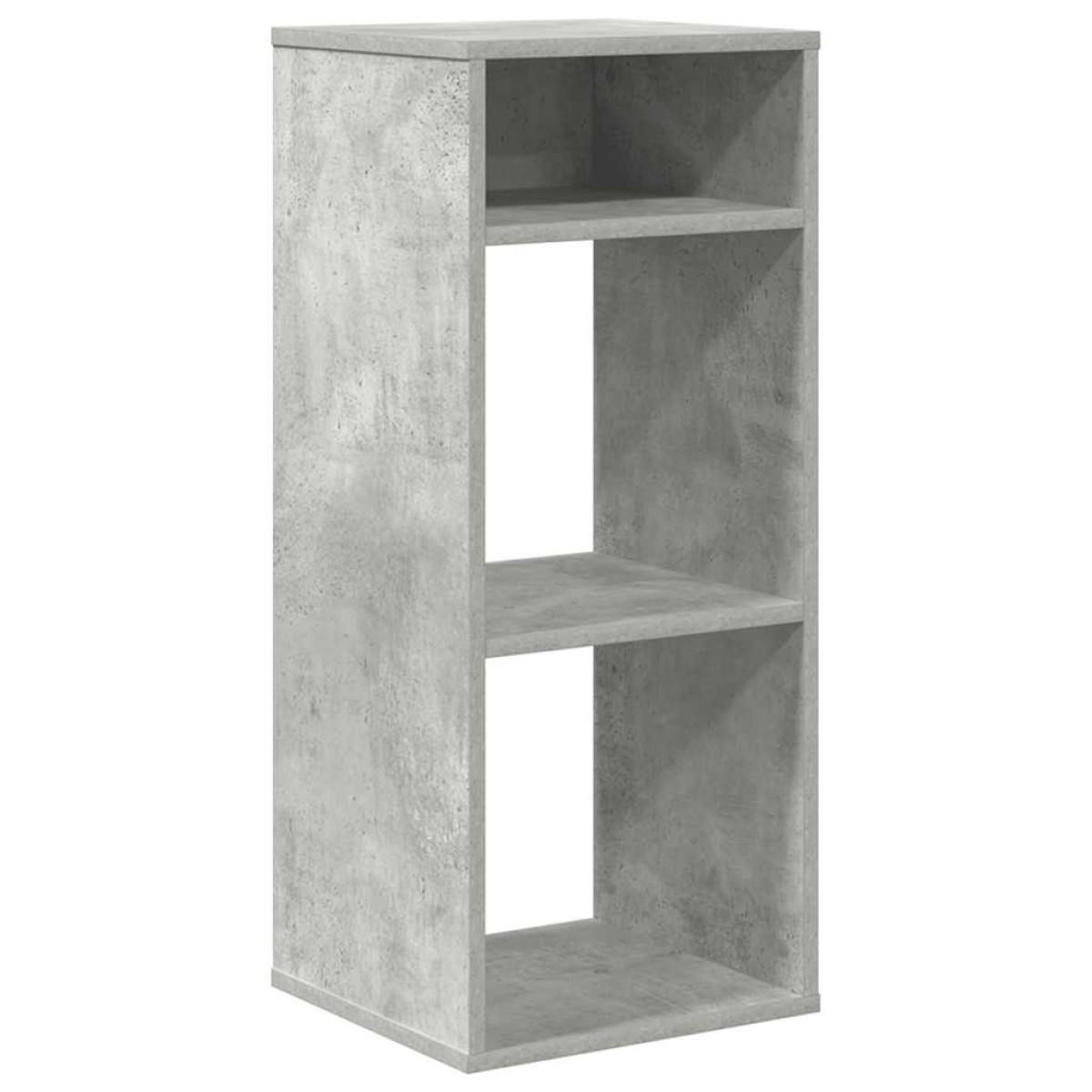 vidaXL Βιβλιοθήκη Γκρι του Σκυροδέματος 34x31x80 εκ. Επεξ. Ξύλο