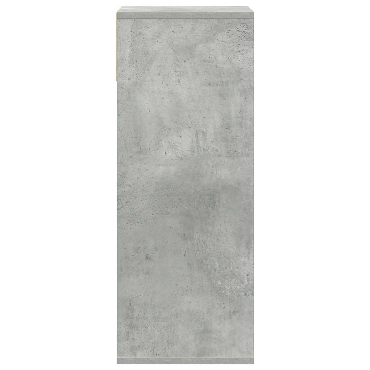 vidaXL Βιβλιοθήκη Γκρι του Σκυροδέματος 34x31x80 εκ. Επεξ. Ξύλο