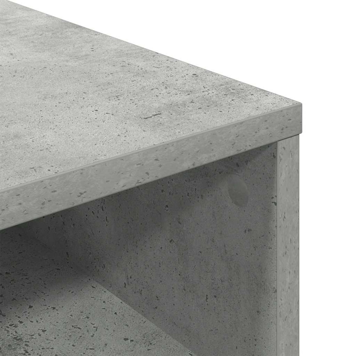 vidaXL Βιβλιοθήκη Γκρι του Σκυροδέματος 34x31x80 εκ. Επεξ. Ξύλο