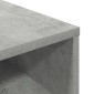 vidaXL Βιβλιοθήκη Γκρι του Σκυροδέματος 34x31x80 εκ. Επεξ. Ξύλο