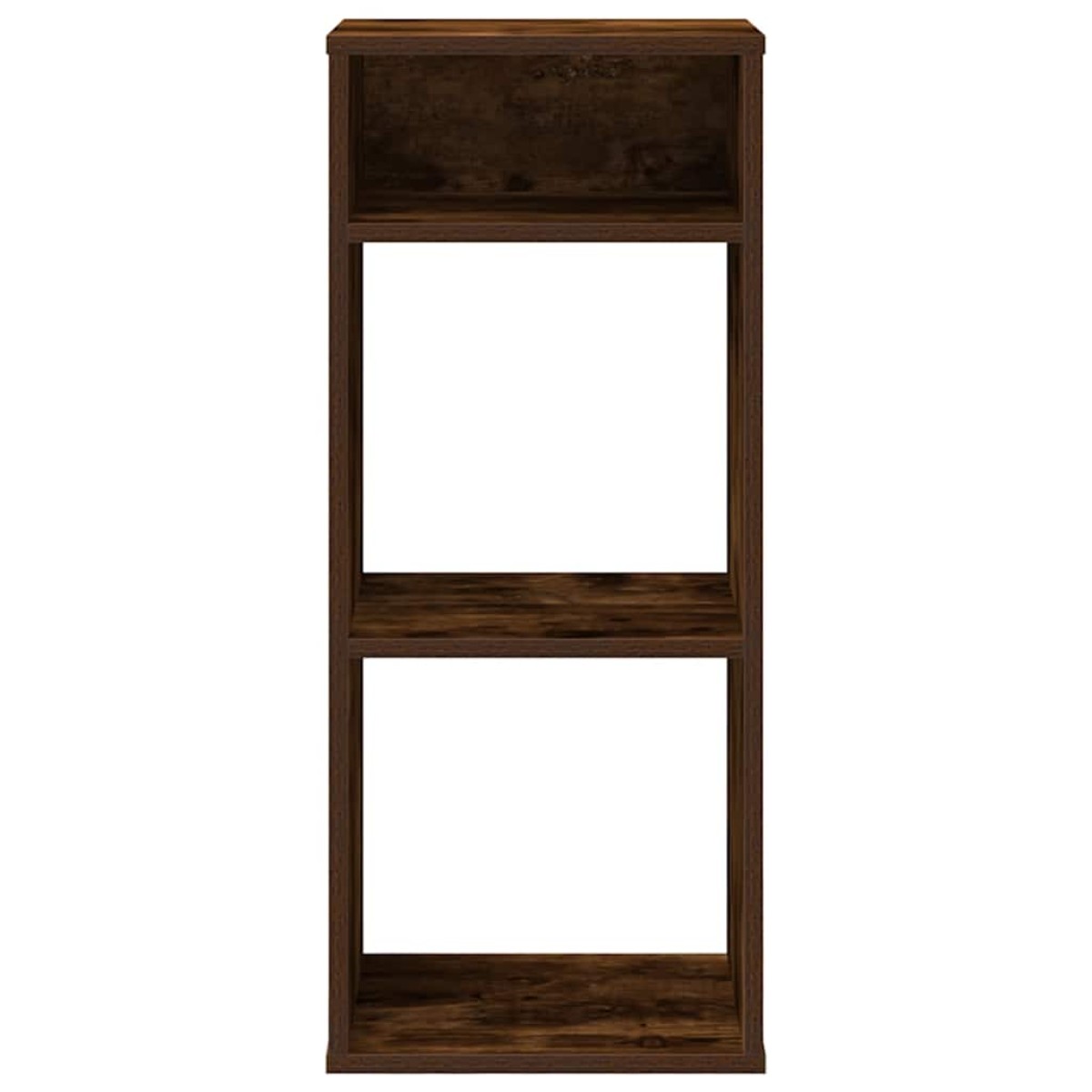vidaXL Βιβλιοθήκη Καπνιστή Δρυς 34x31x80 εκ. από Επεξεργασμένο Ξύλο