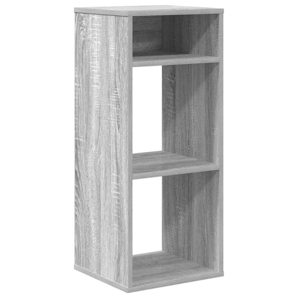 vidaXL Βιβλιοθήκη Γκρι Sonoma 34x31x80 εκ. από Επεξεργασμένο Ξύλο