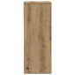 vidaXL Βιβλιοθήκη Artisan Δρυς 34x31x80 εκ. Επεξεργασμένο Ξύλο