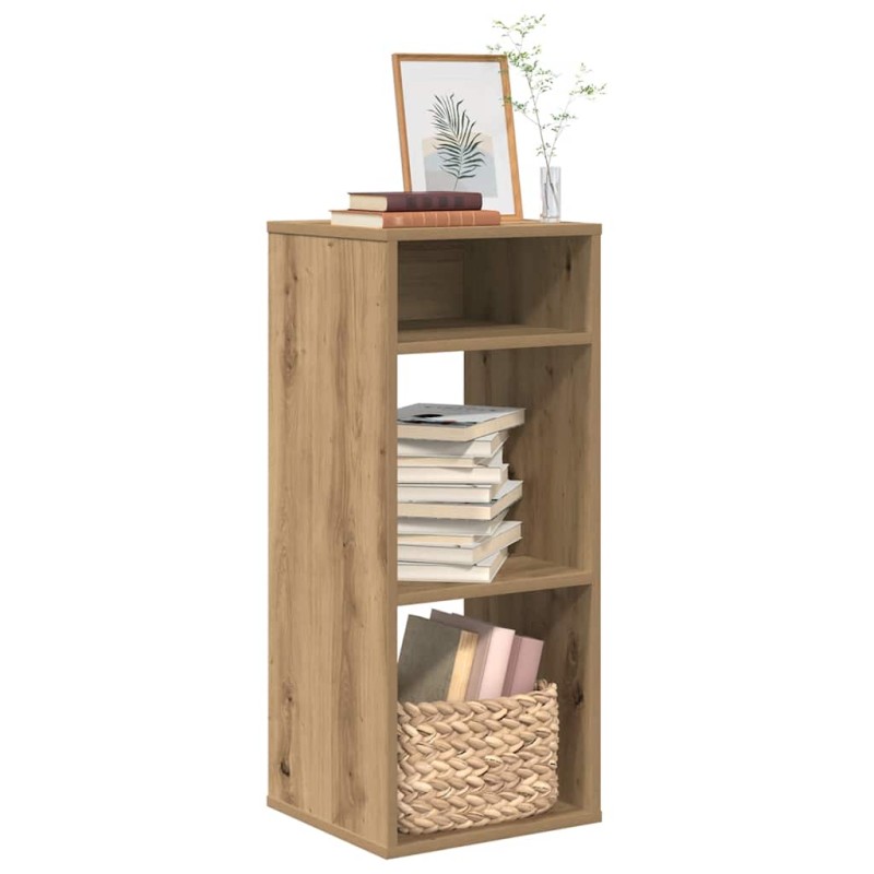 vidaXL Βιβλιοθήκη Artisan Δρυς 34x31x80 εκ. Επεξεργασμένο Ξύλο