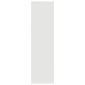 vidaXL Βιβλιοθήκη με 5 Ράφια Λευκή 34x31x112 εκ. Επεξεργασμένο Ξύλο