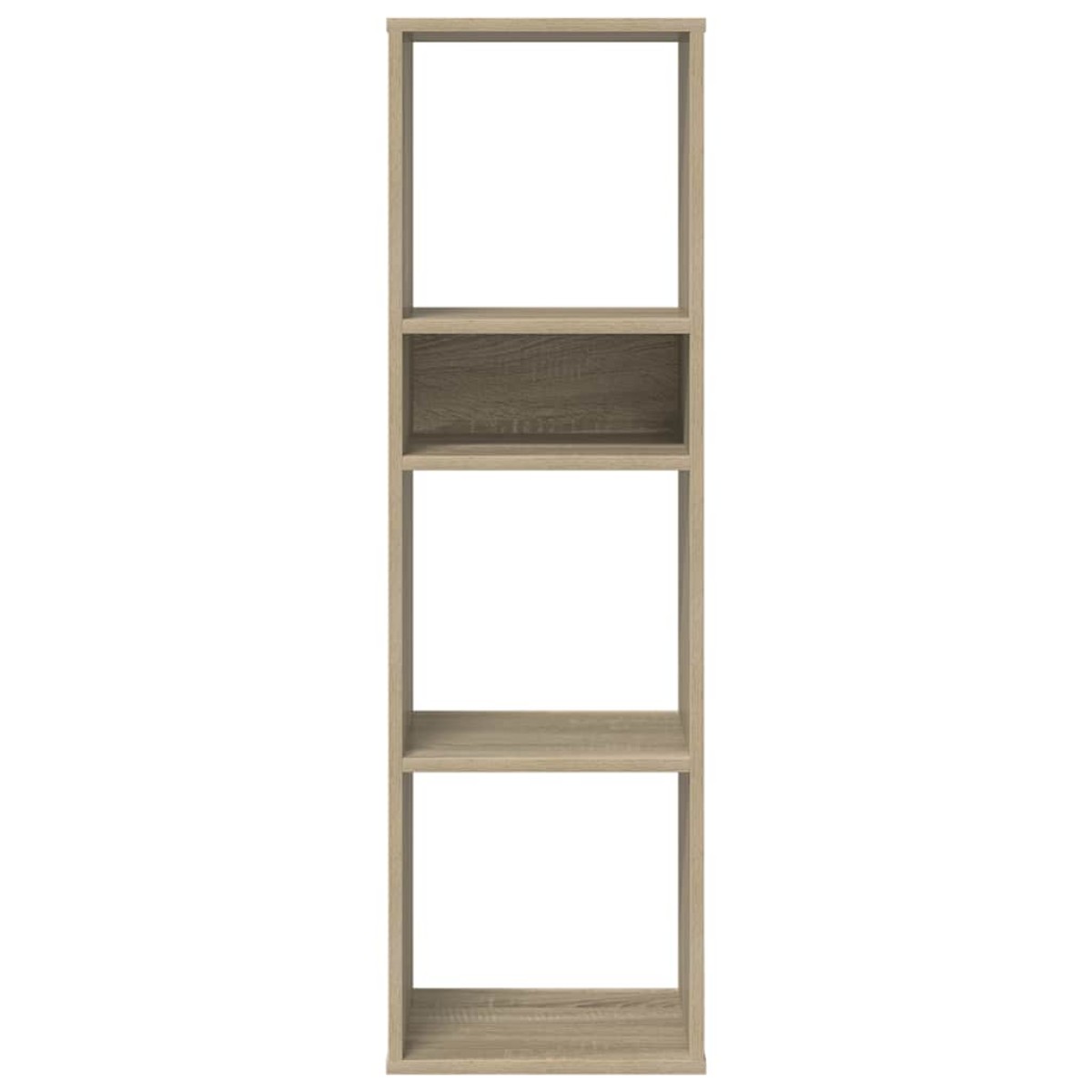 vidaXL Βιβλιοθήκη Χρώμα Sonoma Δρυς 34x31x112 εκ. Επεξεργασμένο Ξύλο