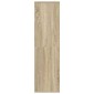 vidaXL Βιβλιοθήκη Χρώμα Sonoma Δρυς 34x31x112 εκ. Επεξεργασμένο Ξύλο