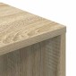 vidaXL Βιβλιοθήκη Χρώμα Sonoma Δρυς 34x31x112 εκ. Επεξεργασμένο Ξύλο