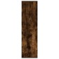 vidaXL Βιβλιοθήκη Καπνιστή Δρυς 34x31x112 εκ. από Επεξεργασμένο Ξύλο