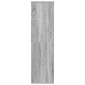 vidaXL Βιβλιοθήκη Γκρι Sonoma 34x31x112 εκ. από Επεξεργασμένο Ξύλο