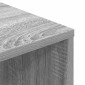 vidaXL Βιβλιοθήκη Γκρι Sonoma 34x31x112 εκ. από Επεξεργασμένο Ξύλο