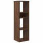 vidaXL Βιβλιοθήκη Καφέ Δρυς 34x31x112 εκ. από Επεξεργασμένο Ξύλο