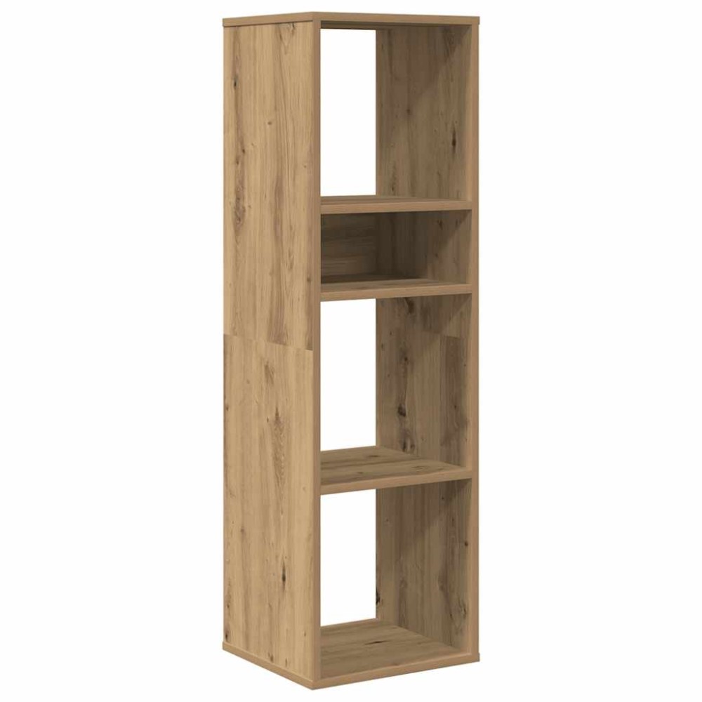 vidaXL Βιβλιοθήκη Artisan Δρυς 34x31x112 εκ. Επεξεργασμένο Ξύλο