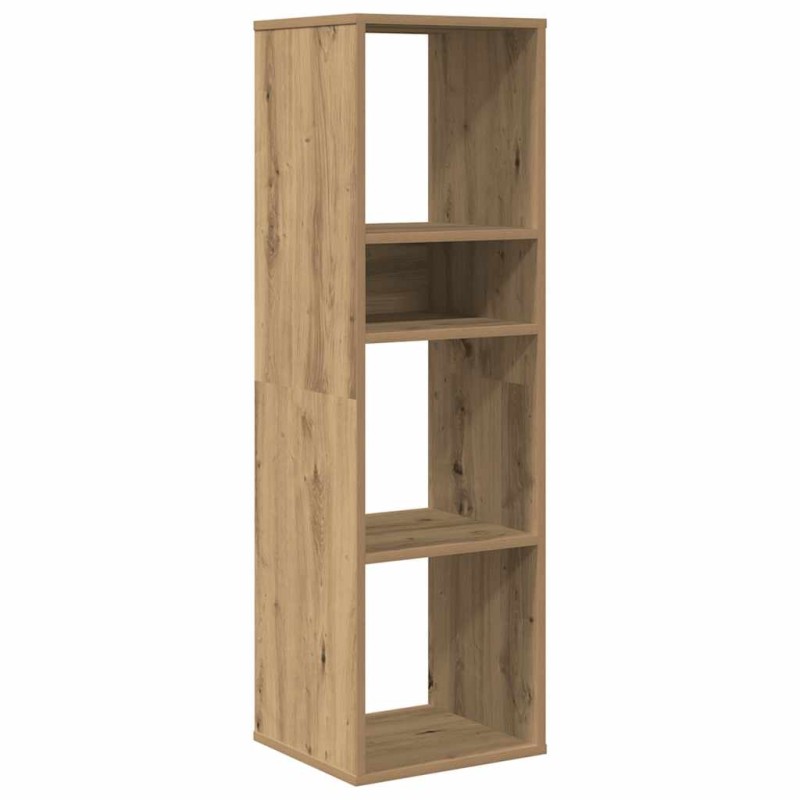 vidaXL Βιβλιοθήκη Artisan Δρυς 34x31x112 εκ. Επεξεργασμένο Ξύλο