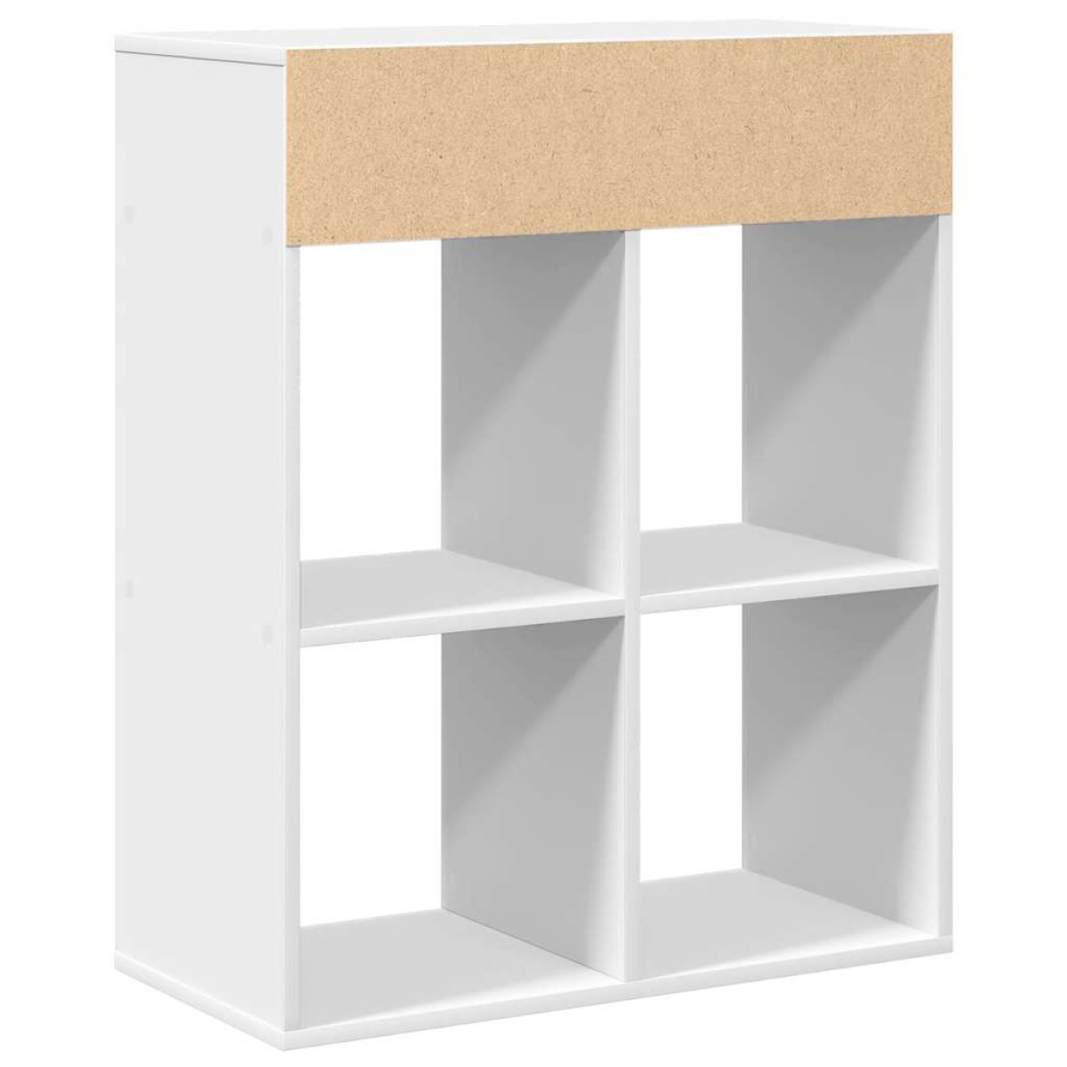 vidaXL Βιβλιοθήκη Λευκή 66x31x80 εκ. από Επεξεργασμένο Ξύλο
