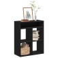 vidaXL Βιβλιοθήκη με 5 Ράφια Μαύρη 66x31x80 εκ. Επεξεργασμένο Ξύλο