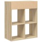 vidaXL Βιβλιοθήκη Χρώμα Sonoma Δρυς 66x31x80 εκ. Επεξεργασμένο Ξύλο