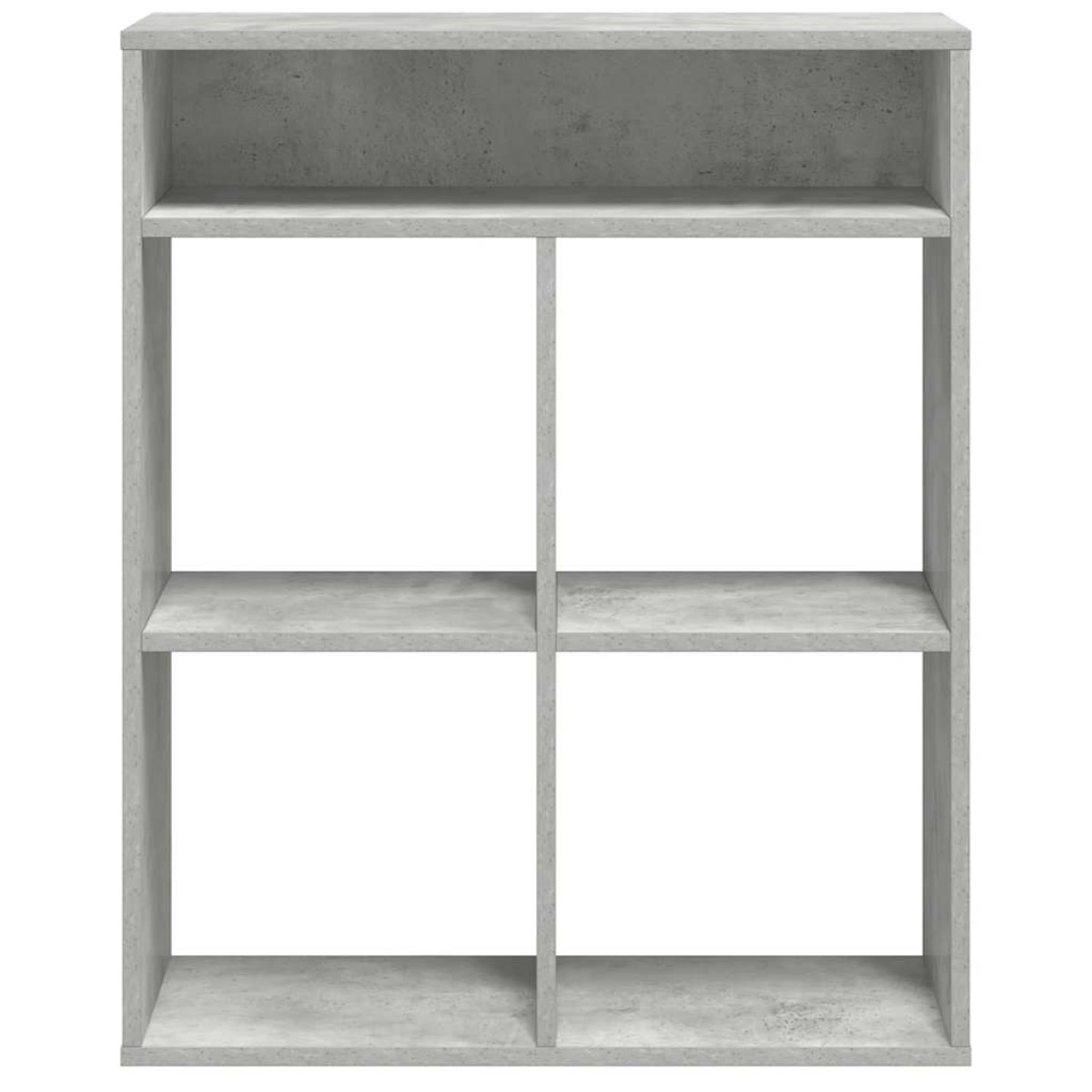 vidaXL Βιβλιοθήκη Γκρι Σκυροδέματος 66x31x80 εκ. από Επεξεργ. Ξύλο