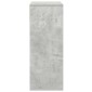 vidaXL Βιβλιοθήκη Γκρι Σκυροδέματος 66x31x80 εκ. από Επεξεργ. Ξύλο