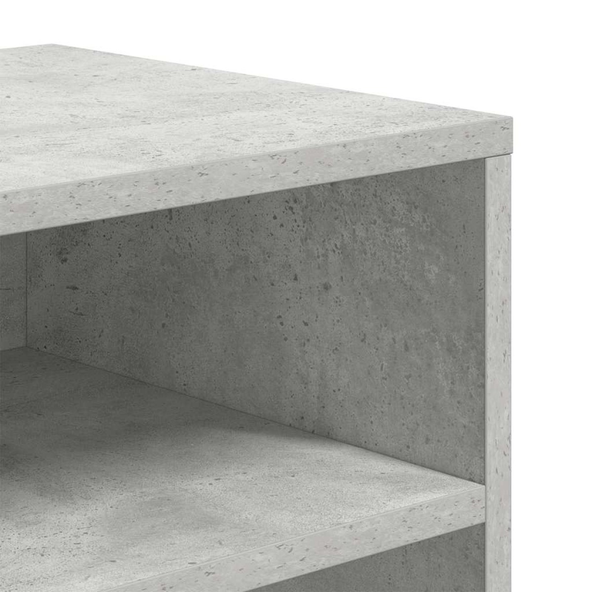 vidaXL Βιβλιοθήκη Γκρι Σκυροδέματος 66x31x80 εκ. από Επεξεργ. Ξύλο