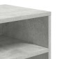 vidaXL Βιβλιοθήκη Γκρι Σκυροδέματος 66x31x80 εκ. από Επεξεργ. Ξύλο