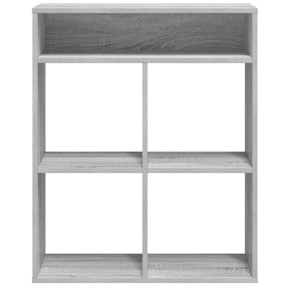 vidaXL Βιβλιοθήκη Γκρι Sonoma 66x31x80 εκ. από Επεξεργασμένο Ξύλο