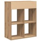 vidaXL Βιβλιοθήκη Αρτισιανή Δρυς 66x31x80 εκ. Επεξεργ. Ξύλο