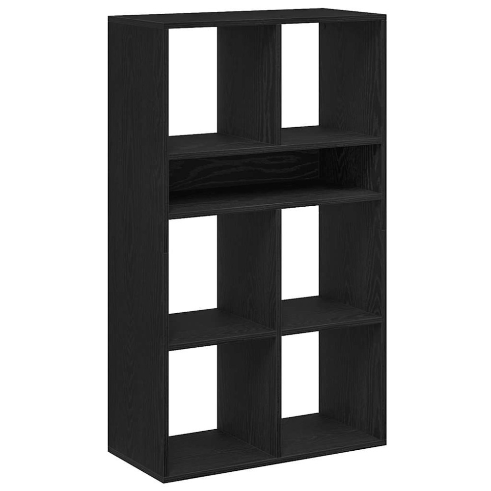 vidaXL Βιβλιοθήκη Μαύρη 66x31x112 εκ. από Επεξεργασμένο Ξύλο