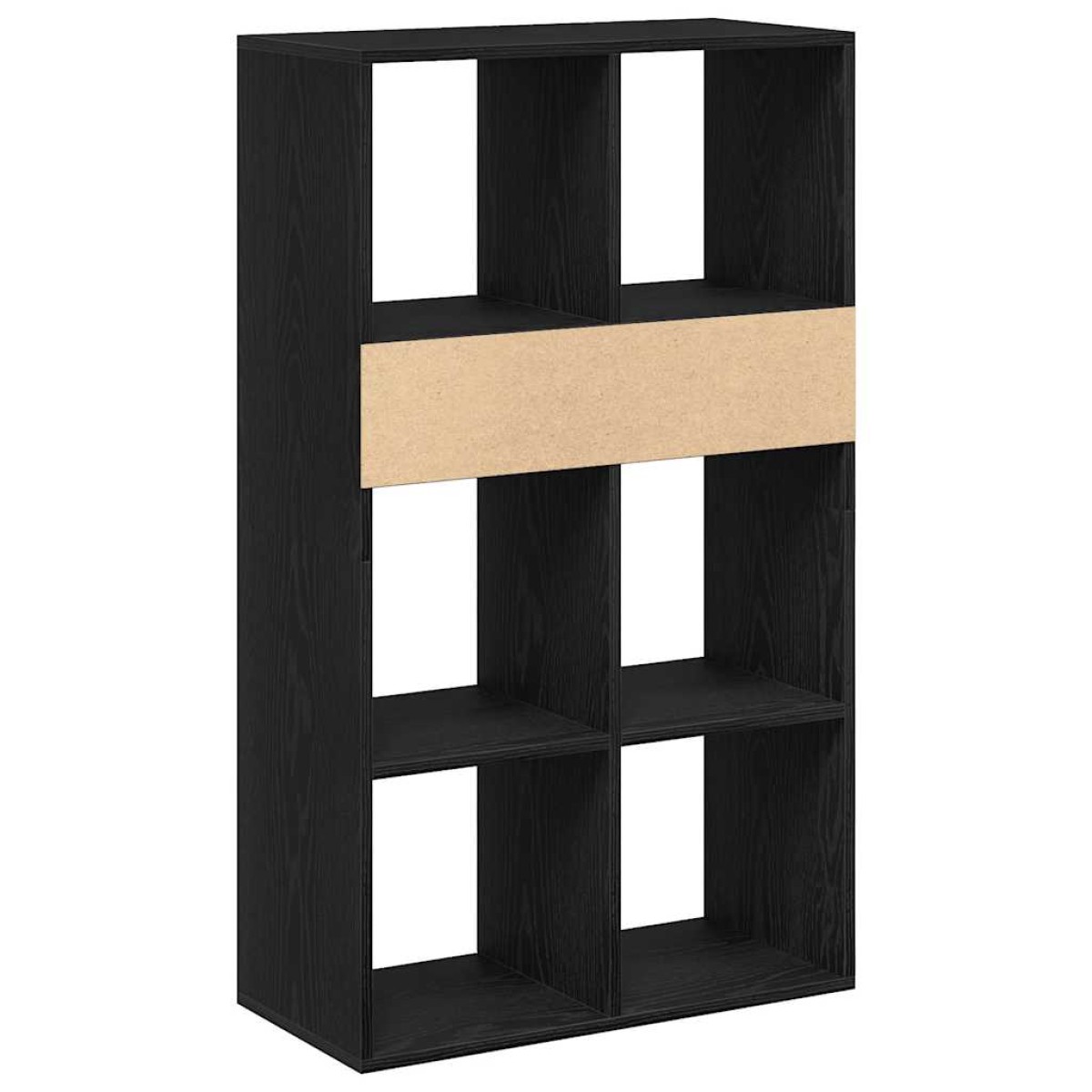 vidaXL Βιβλιοθήκη Μαύρη 66x31x112 εκ. από Επεξεργασμένο Ξύλο
